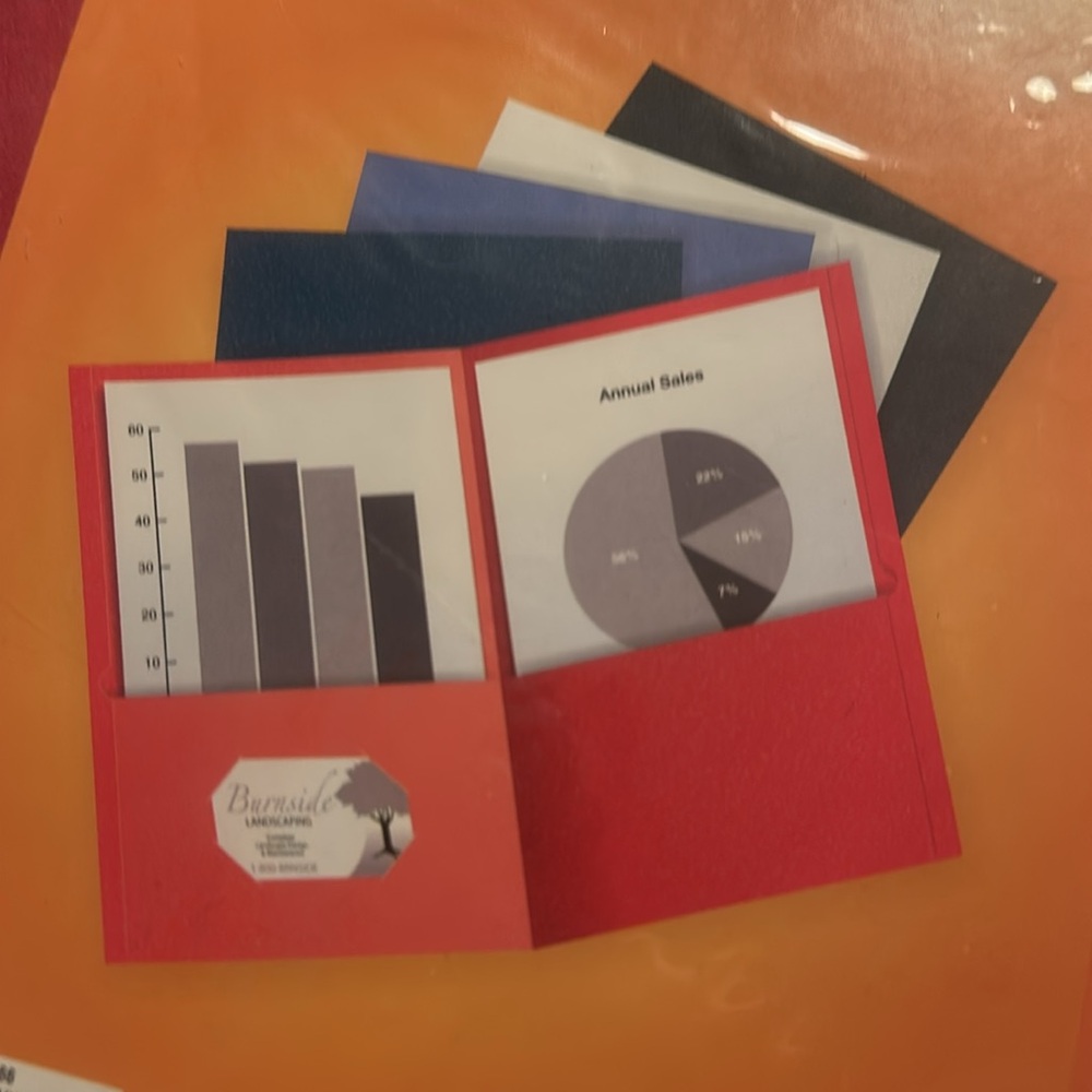 ☄️2/$15☄️Twin pocket portfolio 10 pack + 2